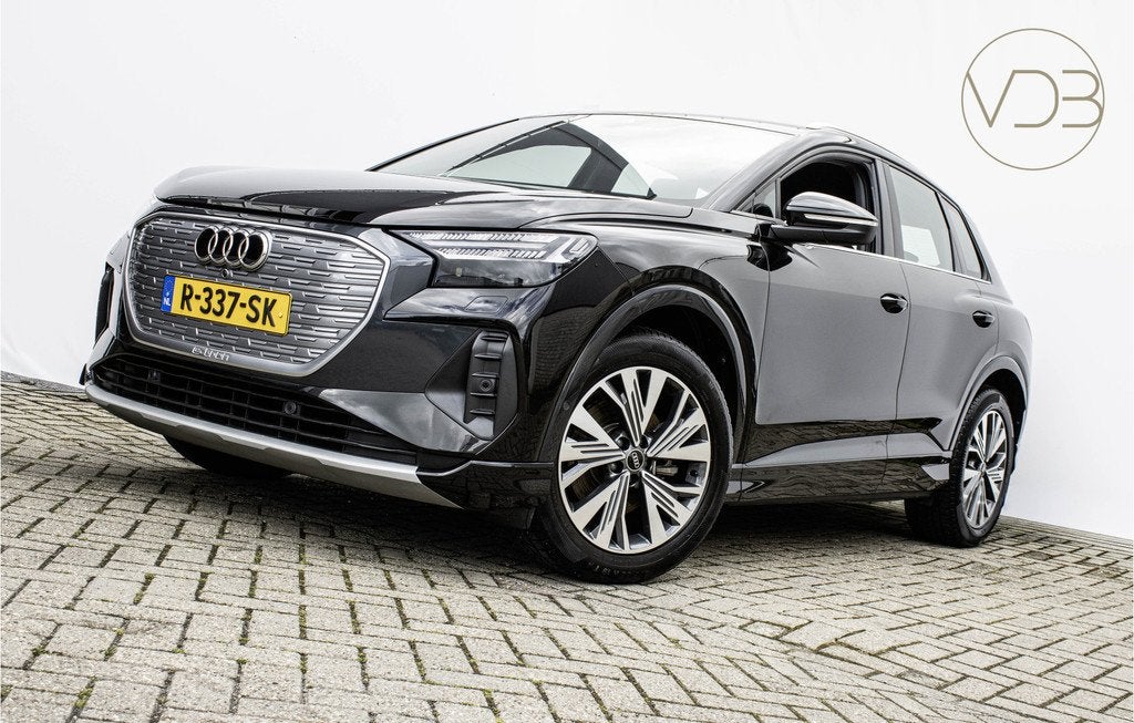Audi Q4 e-tron 35 SOH 89% Advanced edition Origineel NL 1e E, Gebruikt, Zwart, 1865 kg, Zwart