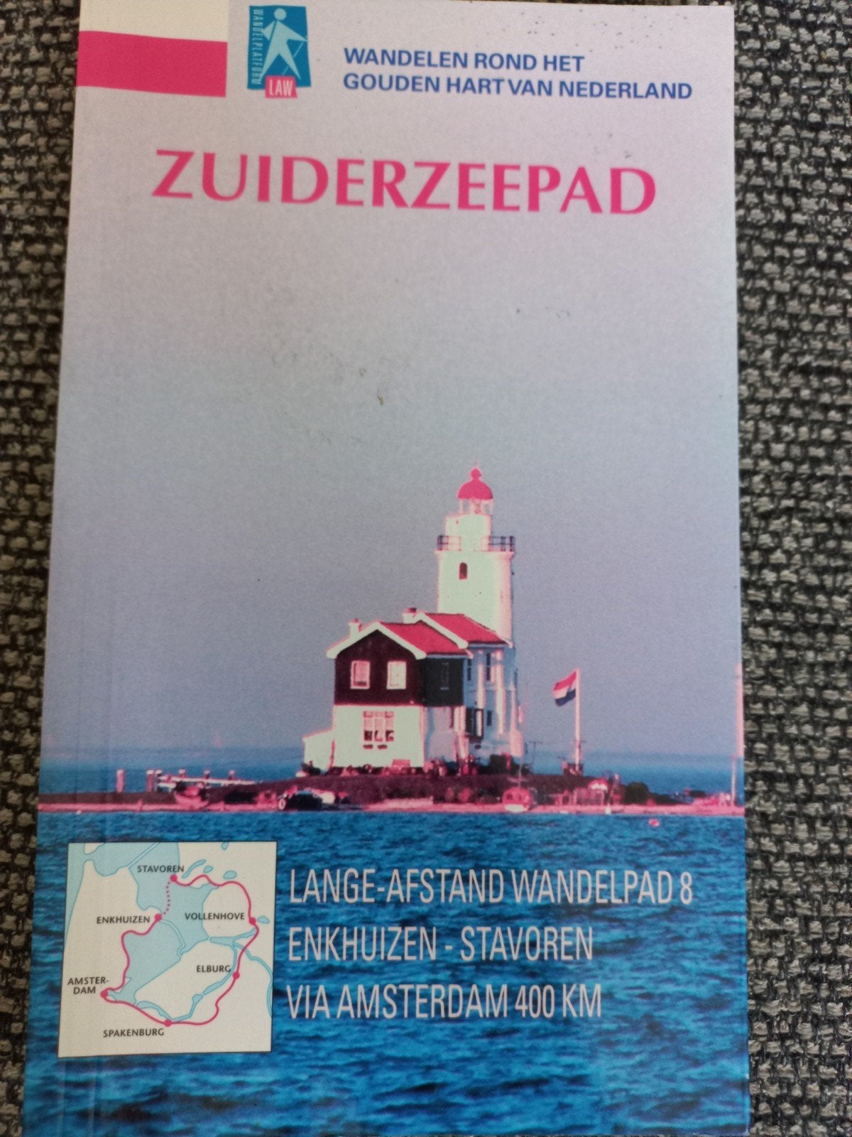 Wandelgids Zuiderzeepad - Lange-Afstand Wandelpad 8, Boeken, Fiets- of Wandelgids, Jim en Diederik Mönch, Ophalen of Verzenden