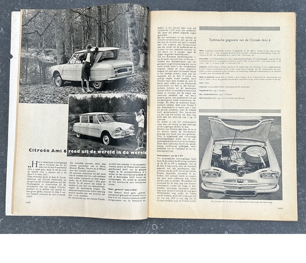Citroen Ami 6 testen in Autokampioen, Boeken, Gelezen, Ophalen of Verzenden, Autokampioen, Citroën