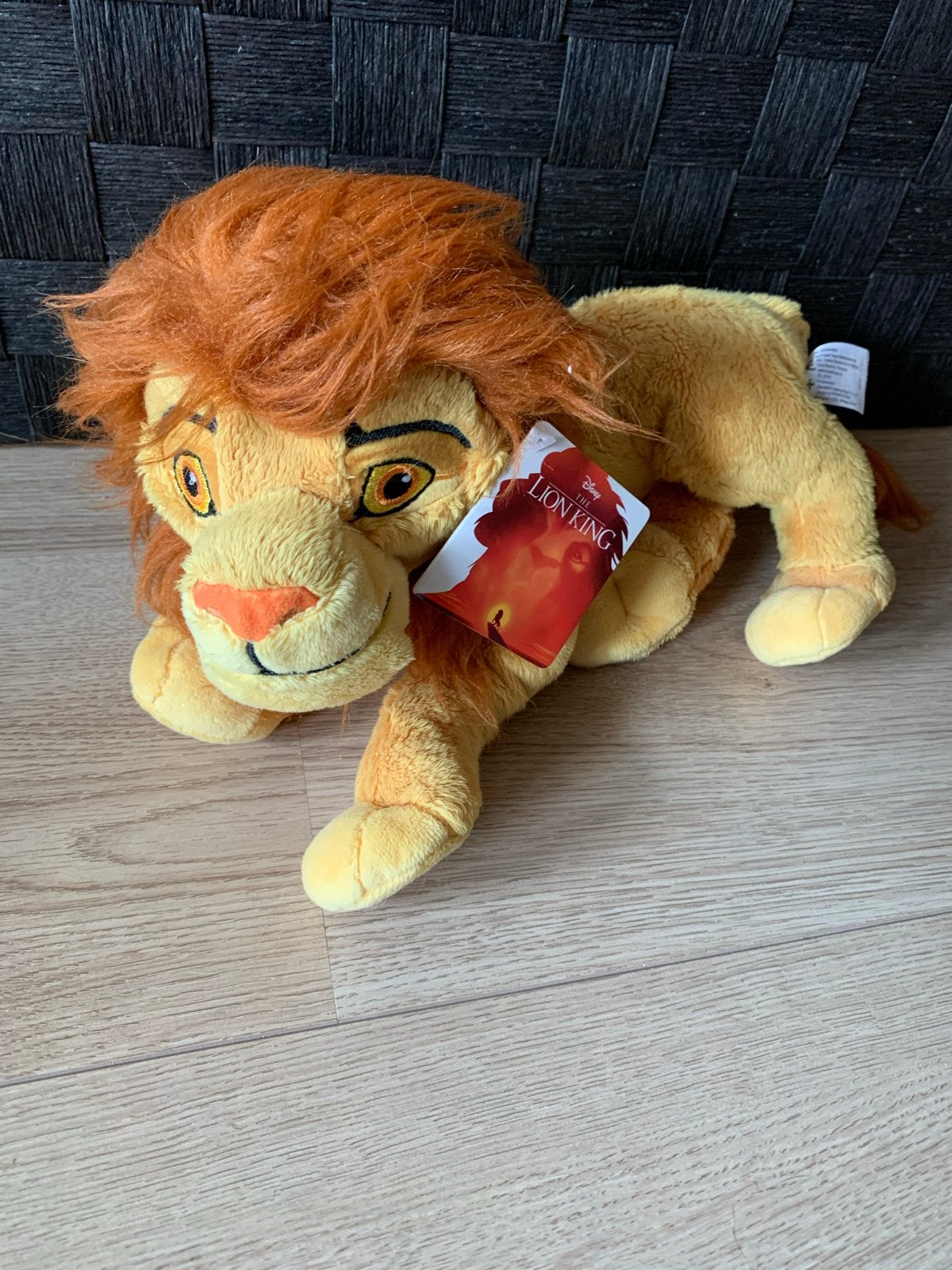 Disney Lion King Simba knuffel met kaartje, Disney, Geel, Nieuw, Ophalen of Verzenden