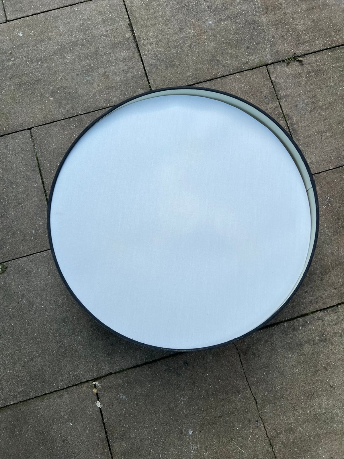 Plafondlamp 51cm inclusief beugel, Ophalen, Gebruikt, Modern, Textiel