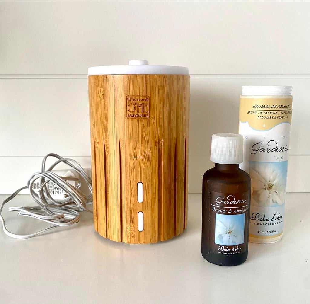 Ultransmit OME Bamboe Aroma Diffuser met Gardenia Olie, Ophalen of Verzenden, Gebruikt