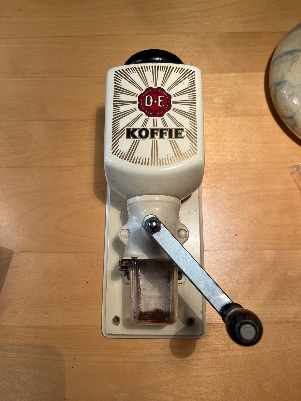 Retro Douwe Egberts koffiemolen, Antiek en Kunst, Ophalen of Verzenden