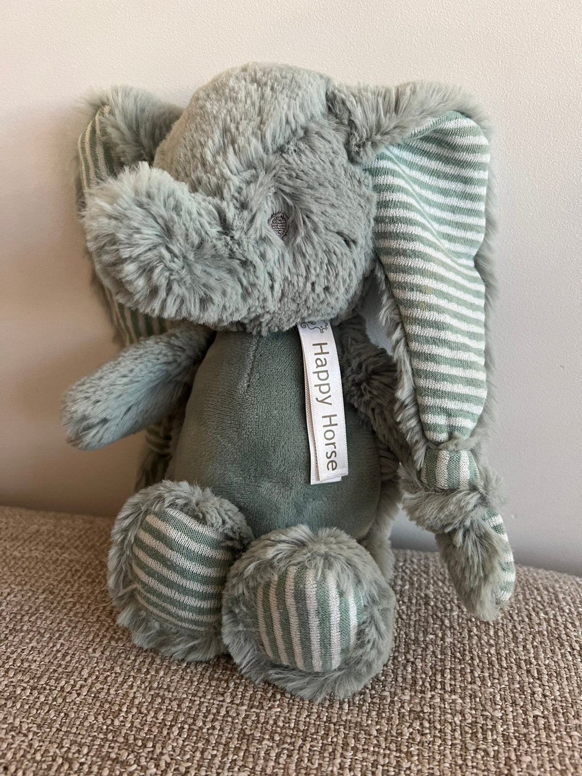 Happy Horse Olifant Eddy Knuffel 24cm - Groen - Baby knuffel, Ophalen of Verzenden, Nieuw, Olifant