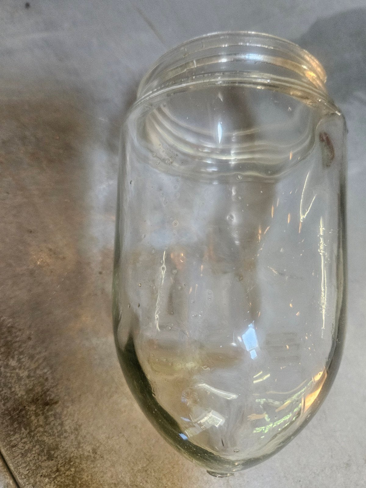 Lampeglas voor antieke buitenlamp, Ophalen of Verzenden