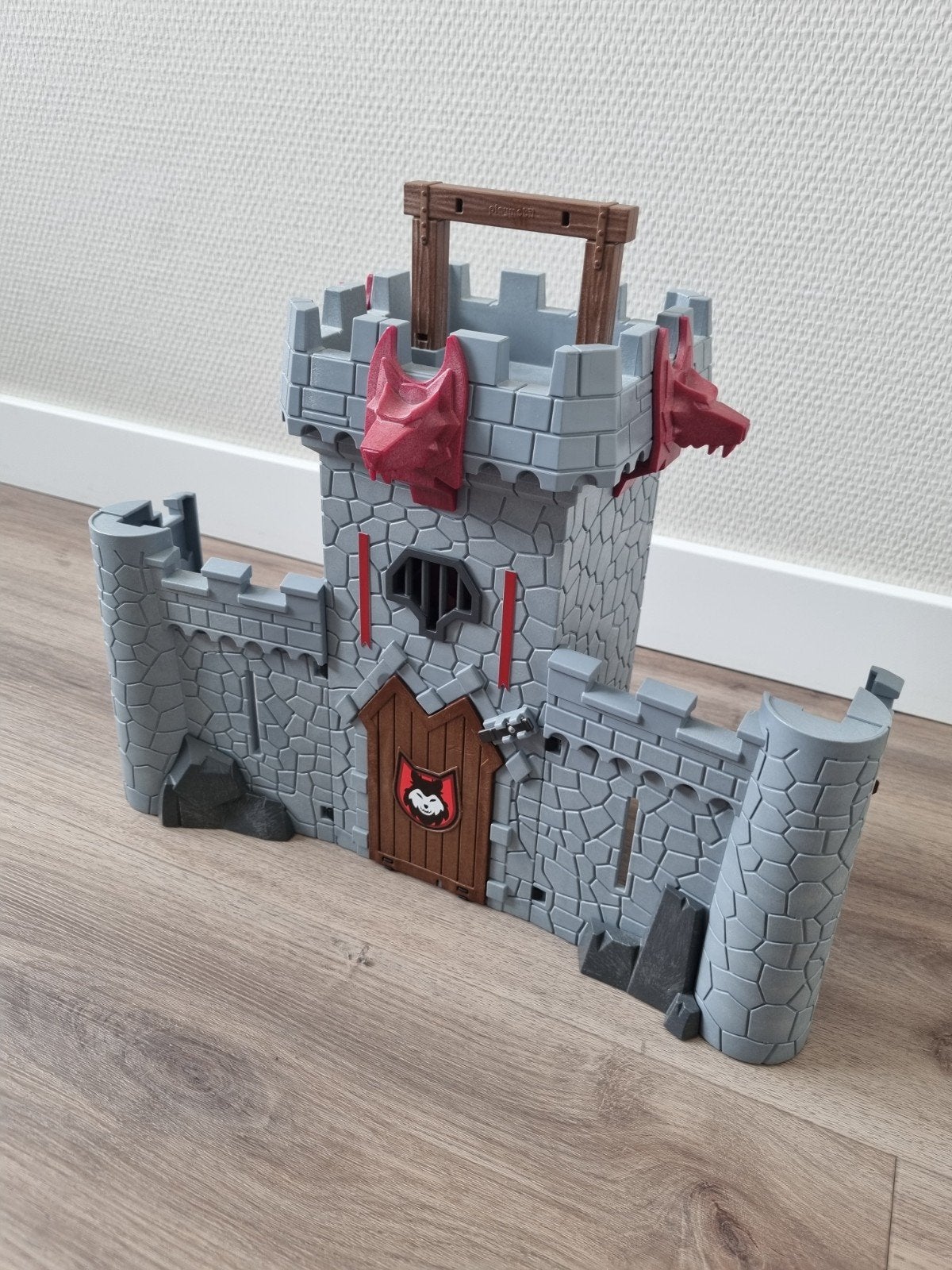 Playmobil (meeneem) kasteel / burcht, Kinderen en Baby's, Ophalen, Gebruikt, Gebouw, Complete set