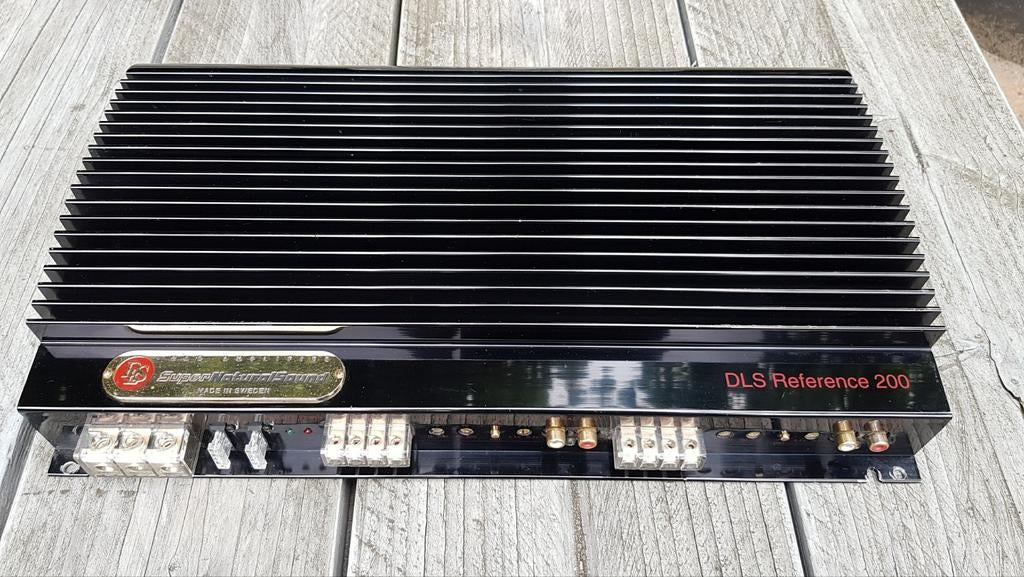 DLS Reference 200 nette en zeldzame 4 kanaals versterker, Auto diversen, Autospeakers, Gebruikt, Ophalen of Verzenden