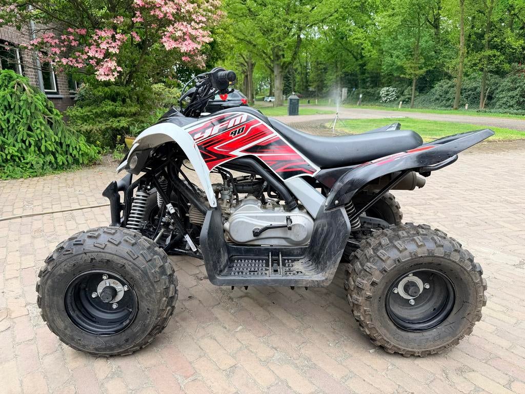 Z.g.a.n. Yamaha YFM90 quad - Weinig gebruikt, Motoren, Quads en Trikes, 1 cilinder, 11 kW of minder