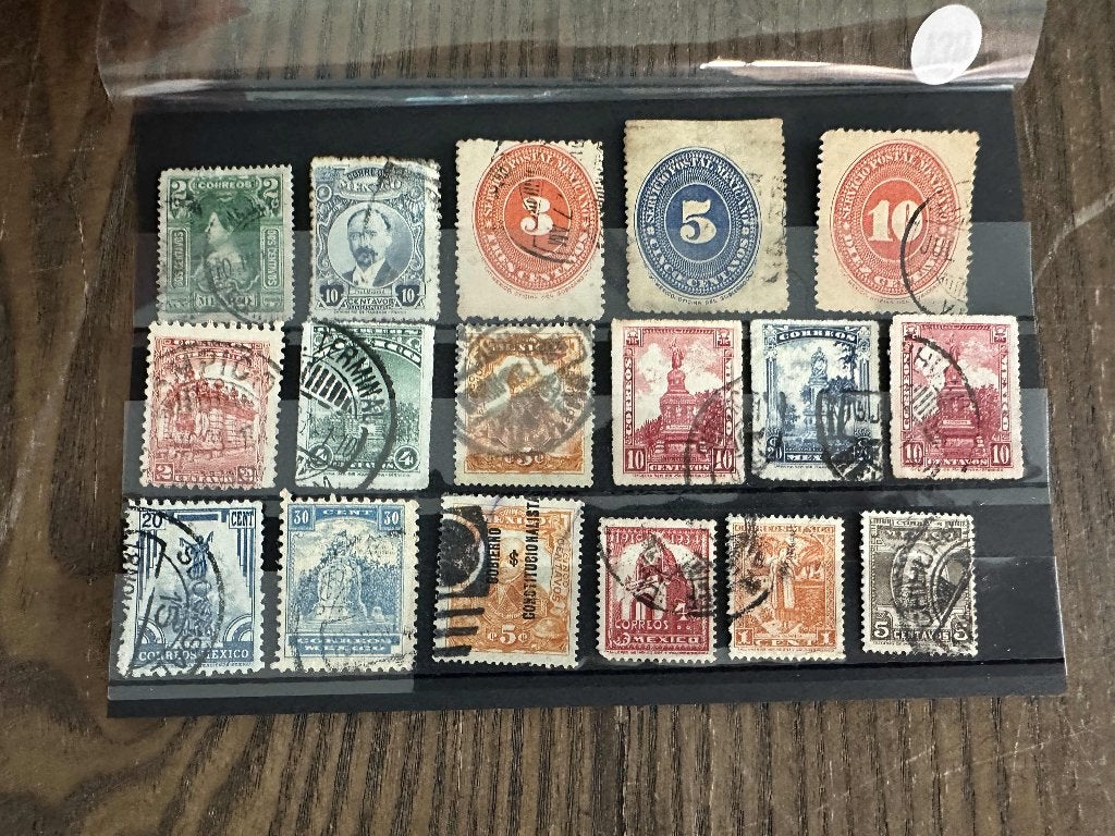 oude postzegels Mexico op kaart 138, Verzenden, Gestempeld, Midden-Amerika