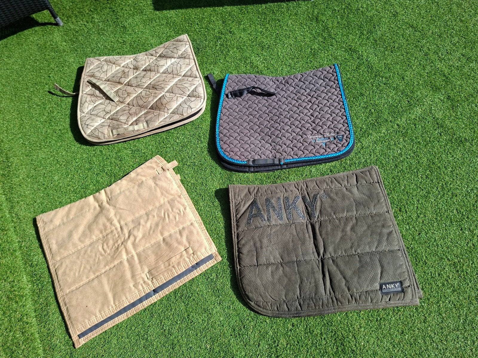 4 dekjes 20 euro, Full (L), Dressuurdekje, Ophalen of Verzenden, Zo goed als nieuw