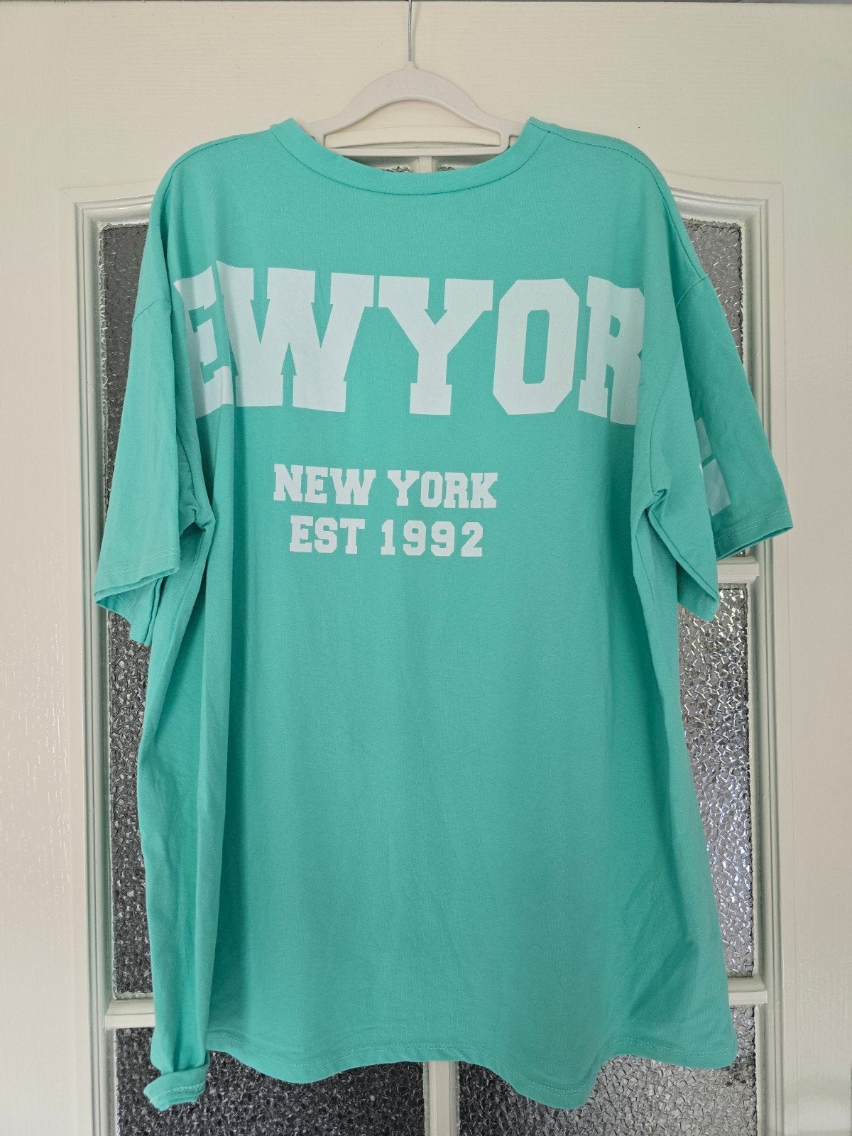 Nieuw shirt new york mint 42 44 46 SALE, Kleding | Dames, T-shirts, Maat 42/44 (L), Nieuw, Ophalen of Verzenden, Korte mouw