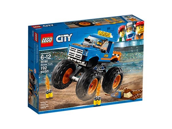 LEGO City 60180 Monster Truck, City, Lego, Ophalen of Verzenden, Zo goed als nieuw