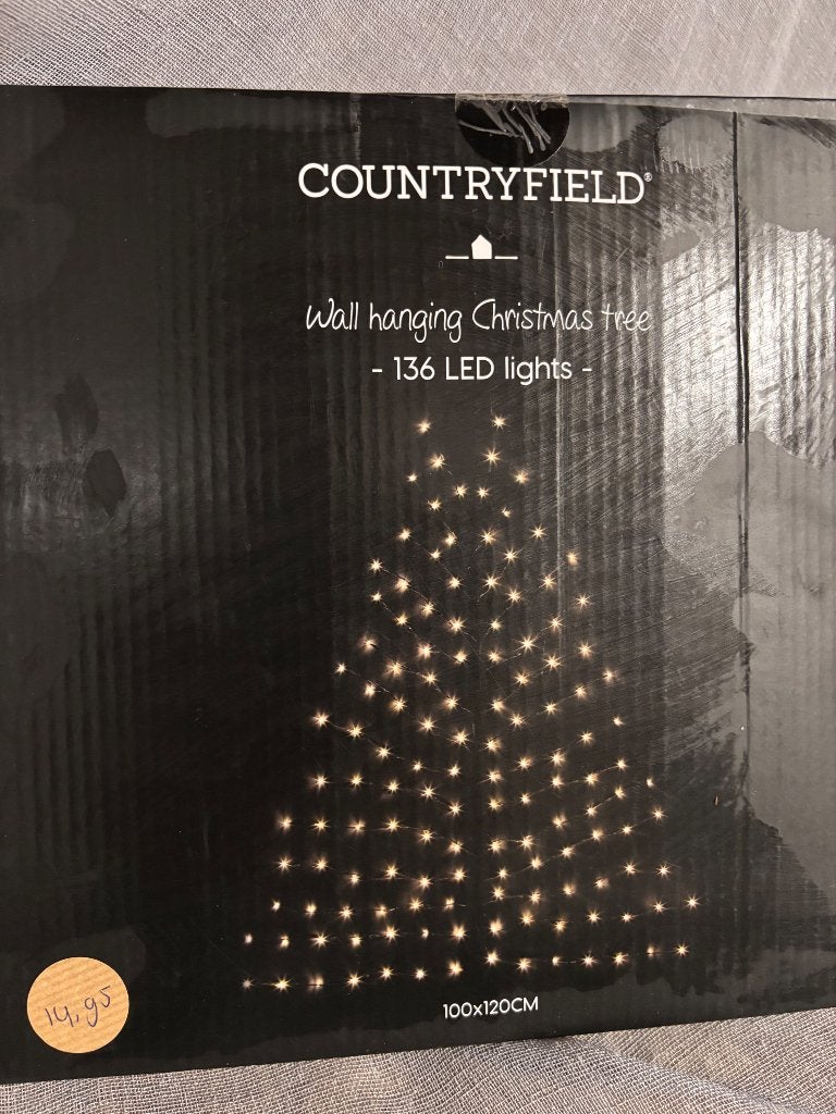 Countryfield - kerstboom voor aan de muur, Diversen, Kerst, Ophalen of Verzenden, Nieuw