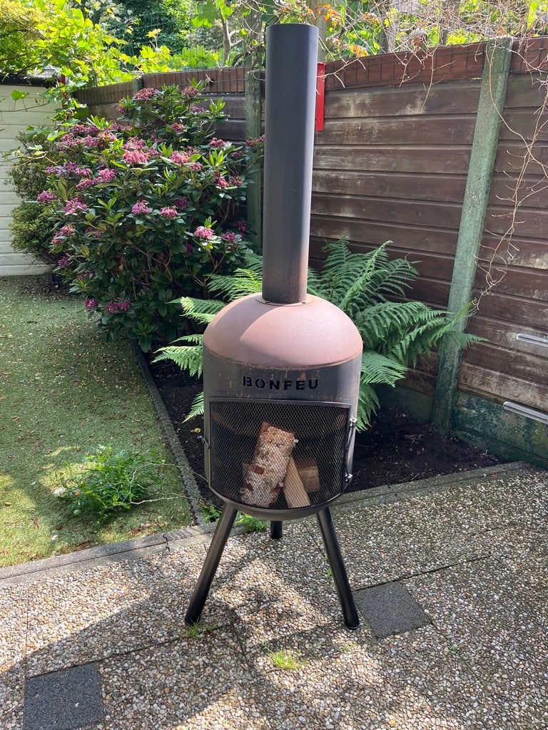 Super toffe tuinhaard - Bonfeu BonBono zwart, Ophalen, Gebruikt