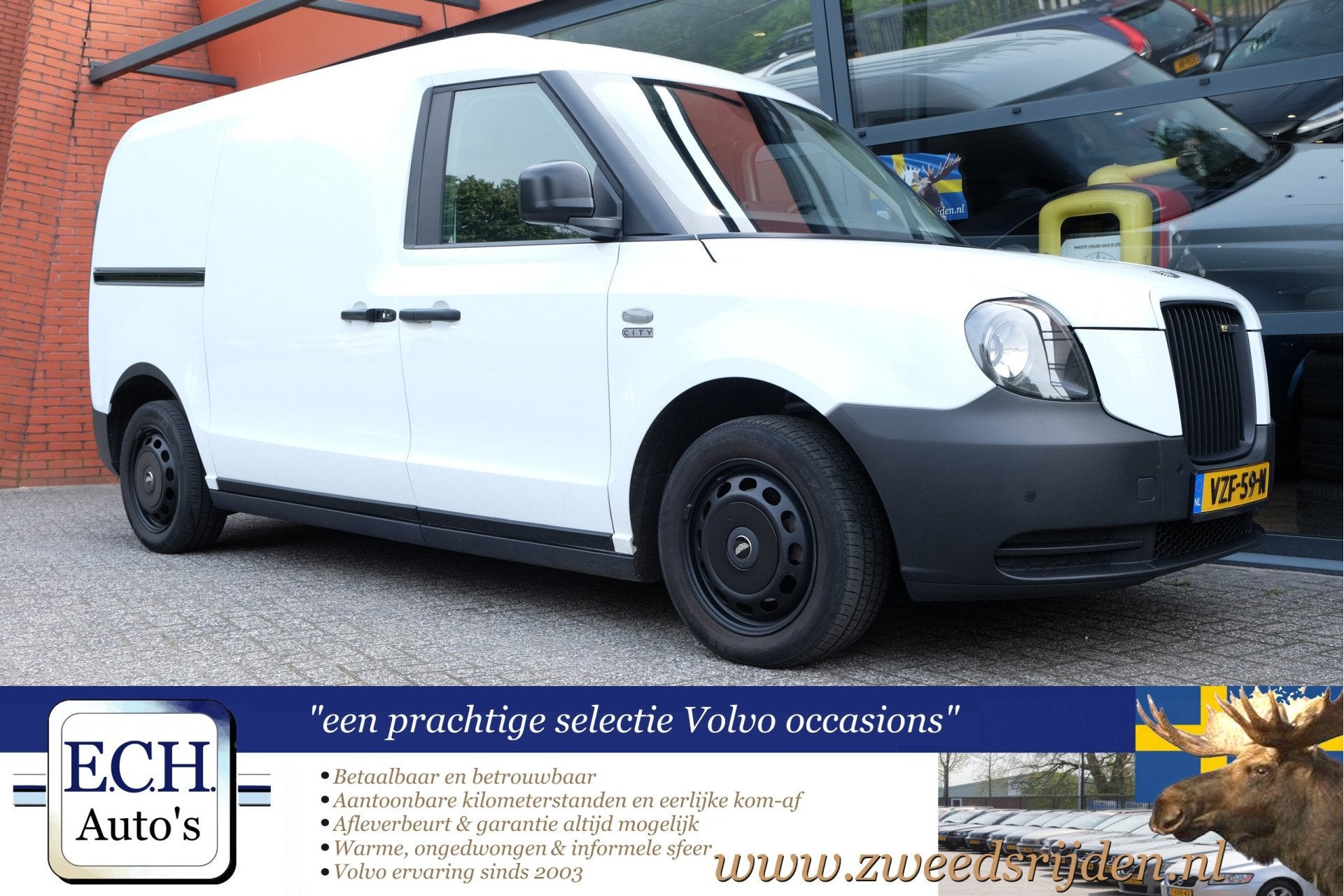 Levc VN5 Grijs kenteken benzine/elektrisch, Range Extender,, Auto's, Automaat, Dealer onderhouden, Stof, Gebruikt