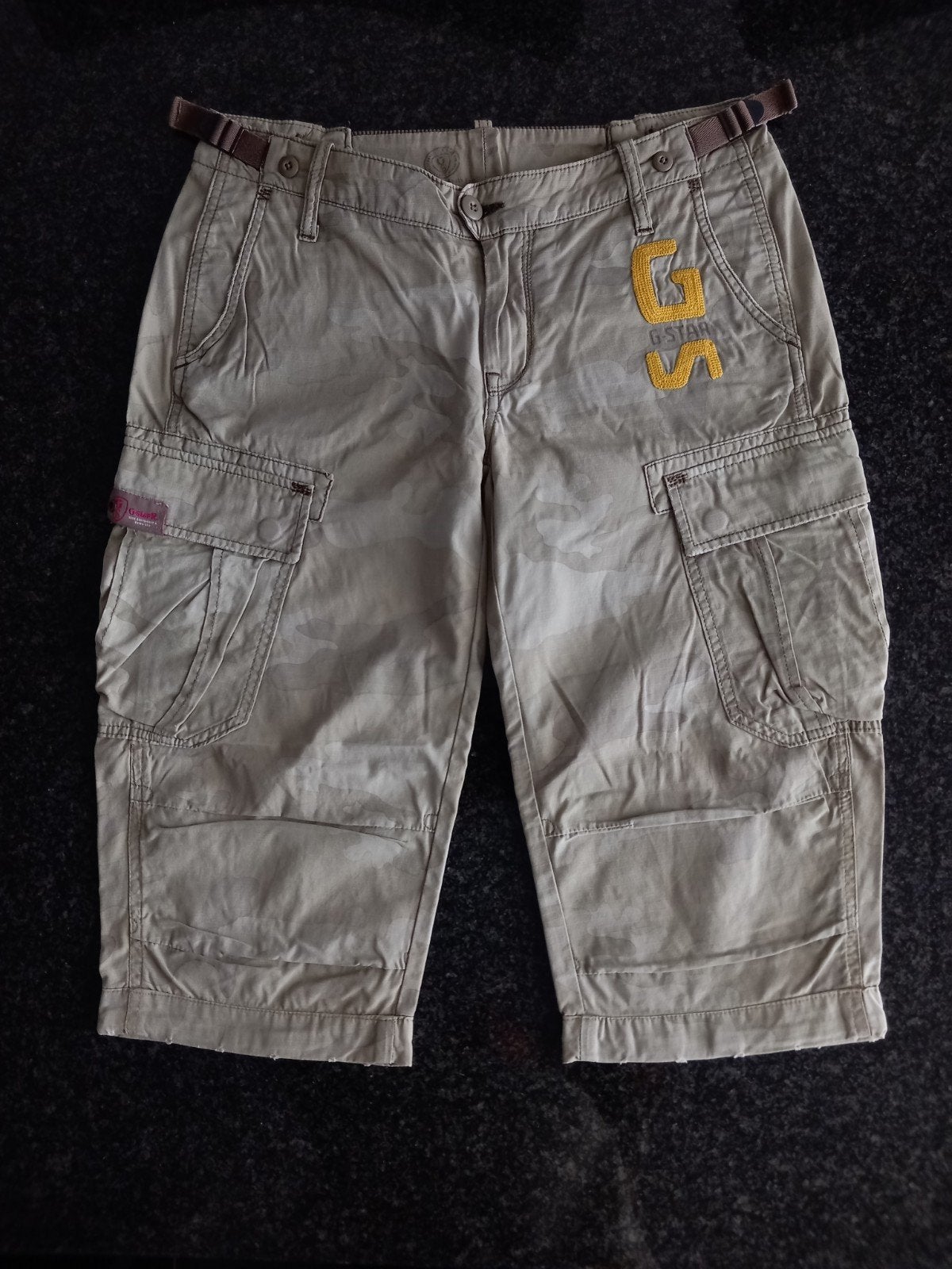 G-star Raw Army Camouflage 3/4 broek mt 30 zeer goede staat!, Kleding | Dames, Maat 38/40 (M), G-star Raw Denim, Ophalen of Verzenden