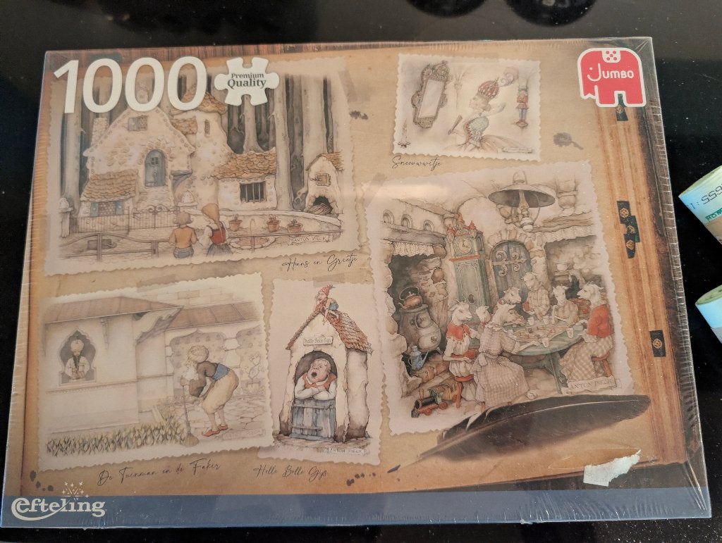 Efteling - Anton Pieck Puzzel, Ophalen, 500 t/m 1500 stukjes, Nieuw, Legpuzzel