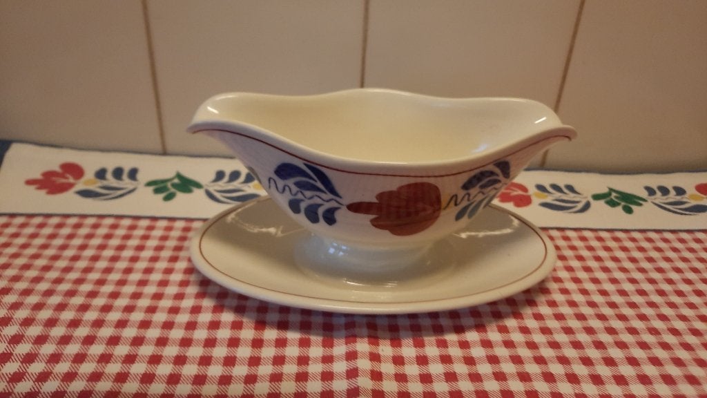 Boerenbont servies 2 x sauskom, Ophalen of Verzenden, Zo goed als nieuw, Kom(men), Overige stijlen
