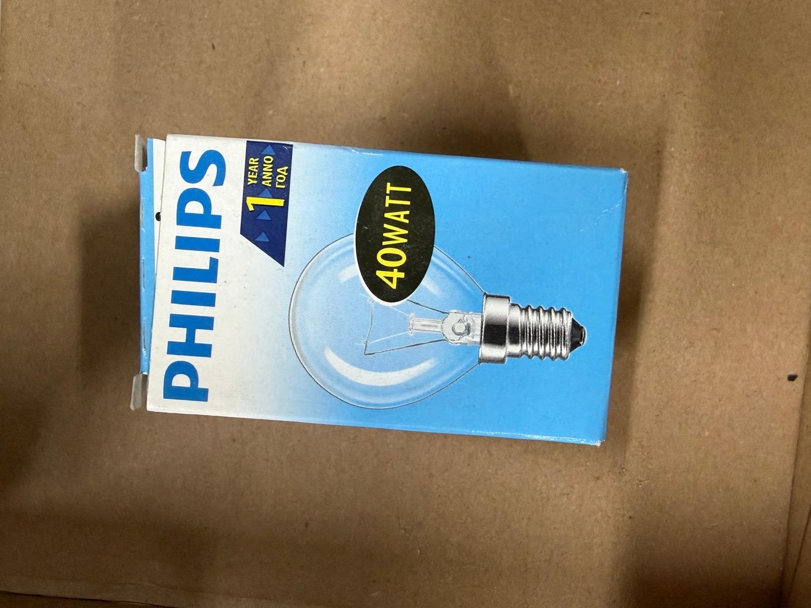 Philips Gloeilamp 40W, Huis en Inrichting, Gloeilamp, E14 (klein), Ophalen of Verzenden, Zo goed als nieuw
