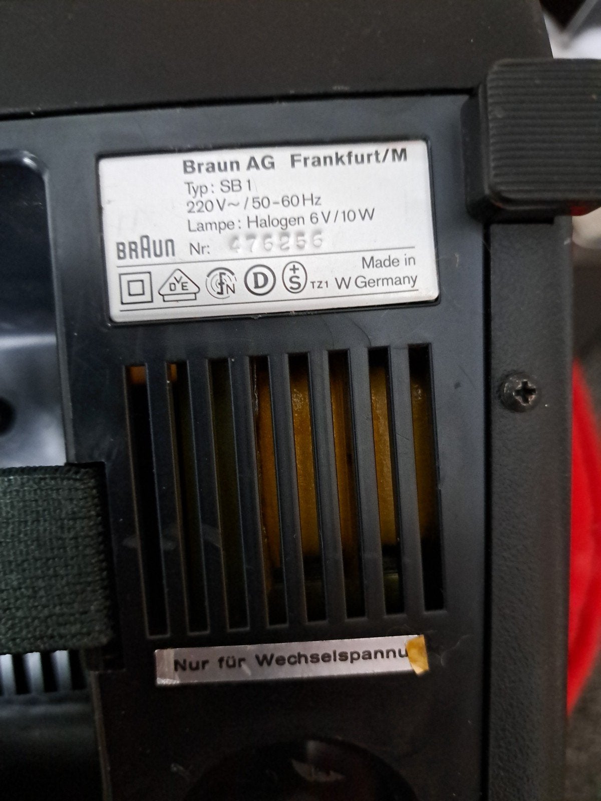 Braun AG S 1 dia projector - Vintage Diaprojector, Ophalen, Gebruikt