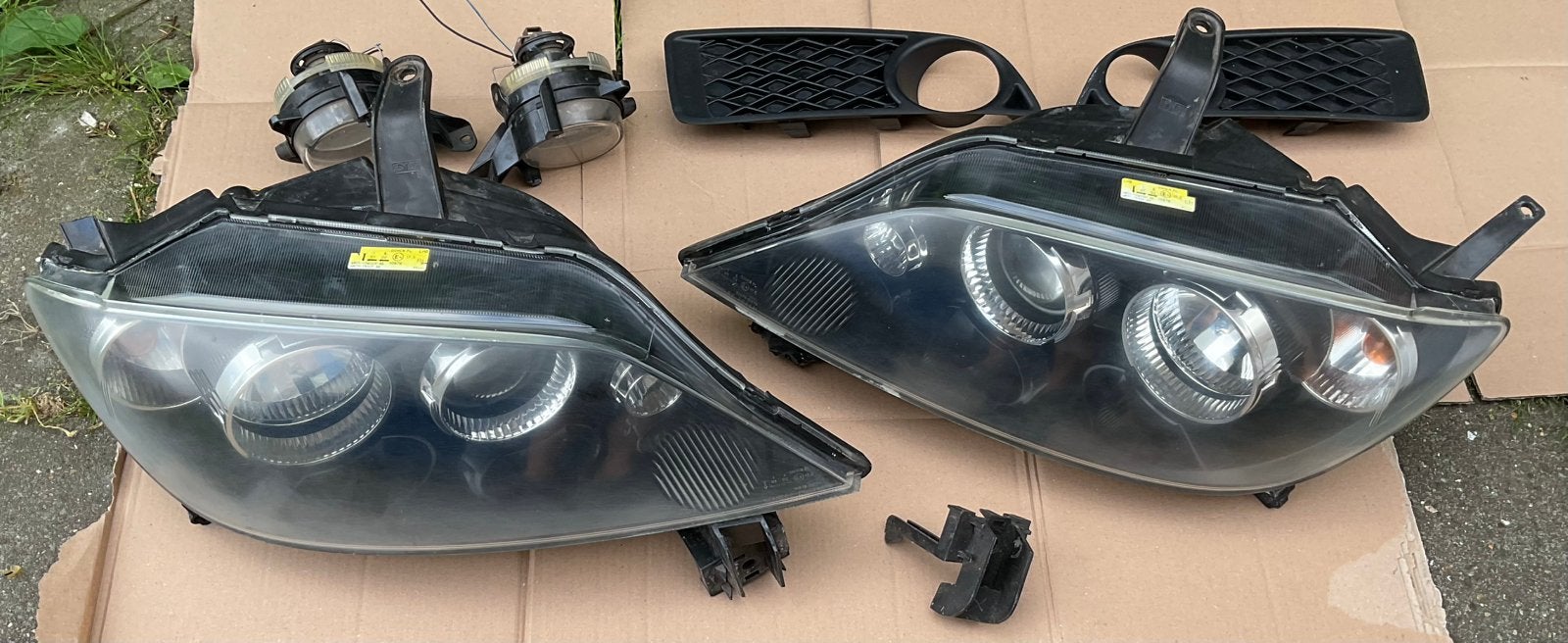 Mazda 2 facelift koplampen met verstralers, Auto-onderdelen, Verlichting, Ophalen of Verzenden, Gebruikt, Mazda