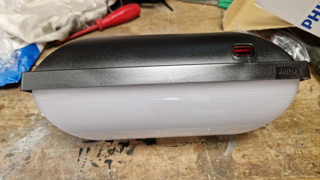 Philips BWC ledlamp met sensor, Tuin en Terras, Buitenverlichting, Ophalen of Verzenden, Nieuw