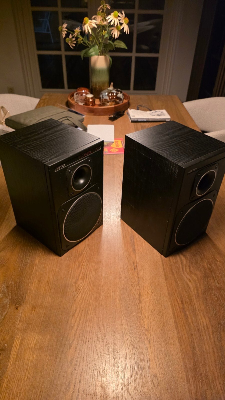 Jamo Compact 70 speakerset - Goed werkend, Stereo speakers, Gebruikt, Ophalen of Verzenden, 60 tot 120 watt
