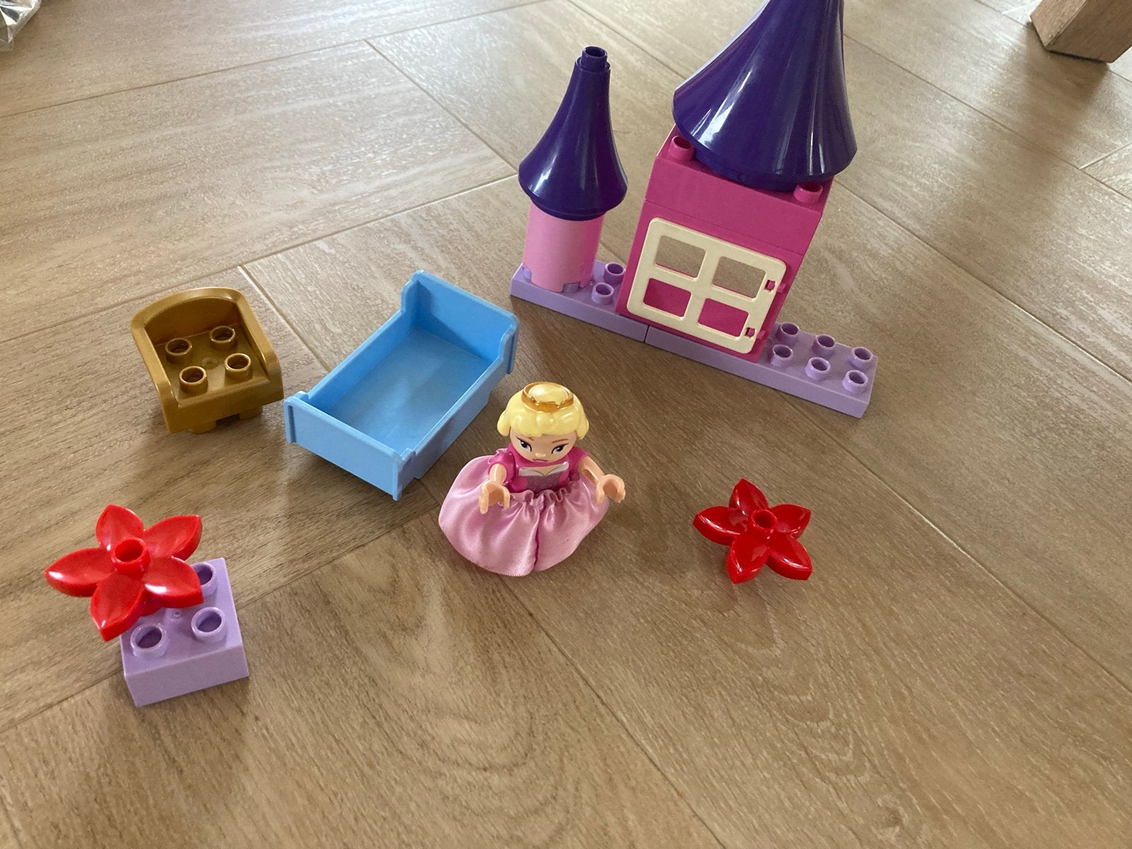 Lego Duplo 6151 Doornroosje's Slaapkamer, Gebruikt, Lego, Ophalen of Verzenden, Compleet