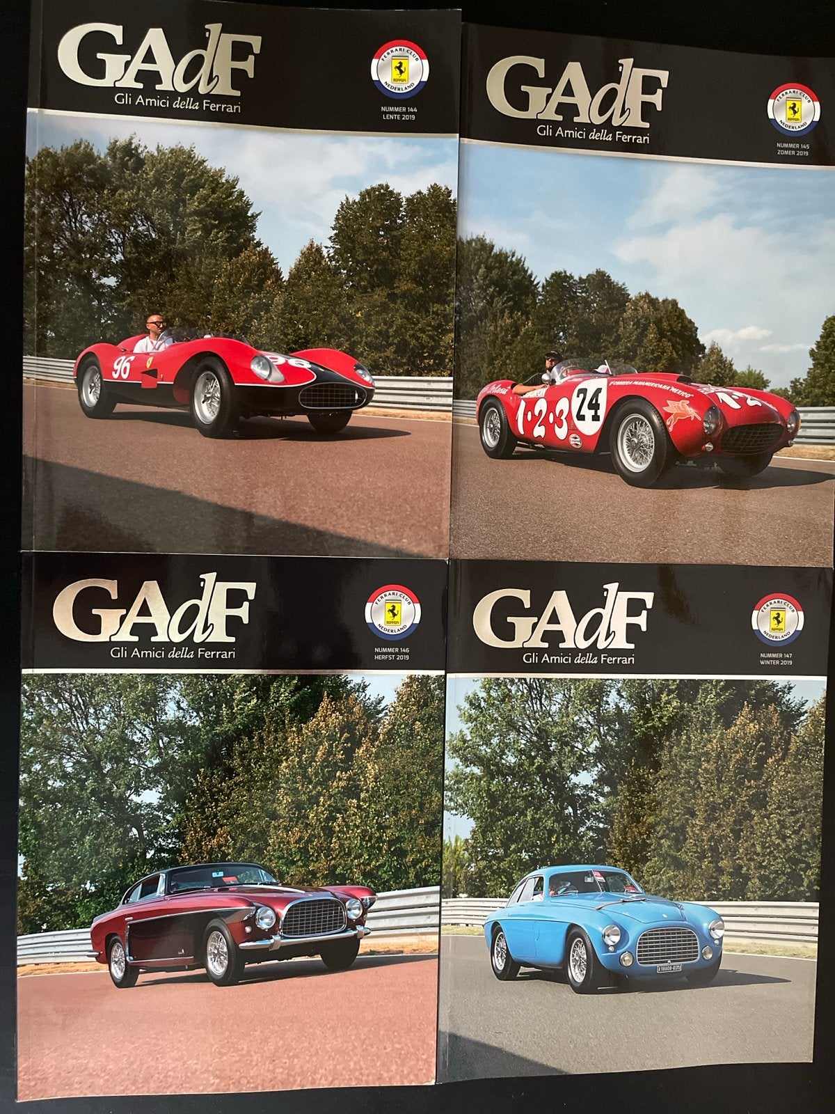 GAdF Gli Amici della Ferrari - 4 nummers uit 2019, Ophalen of Verzenden, Gelezen, Ferrari