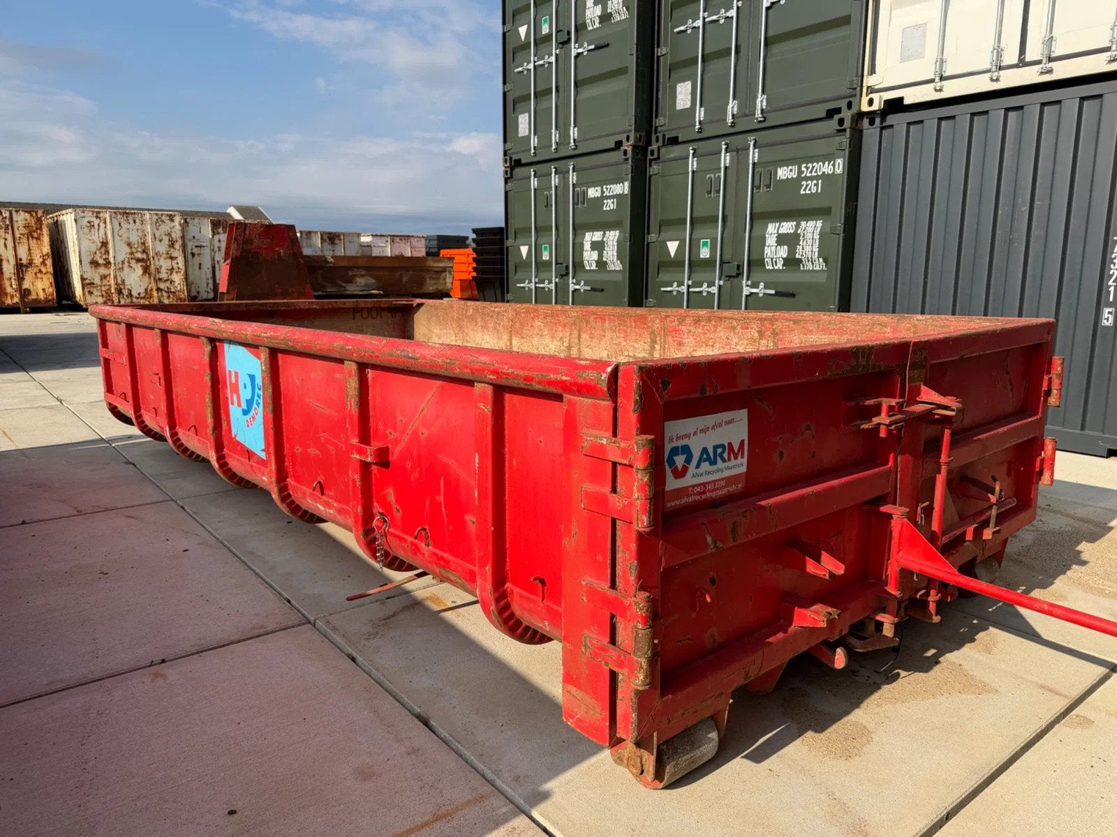 KTK 9m3 gebruikte container 5 meter lang