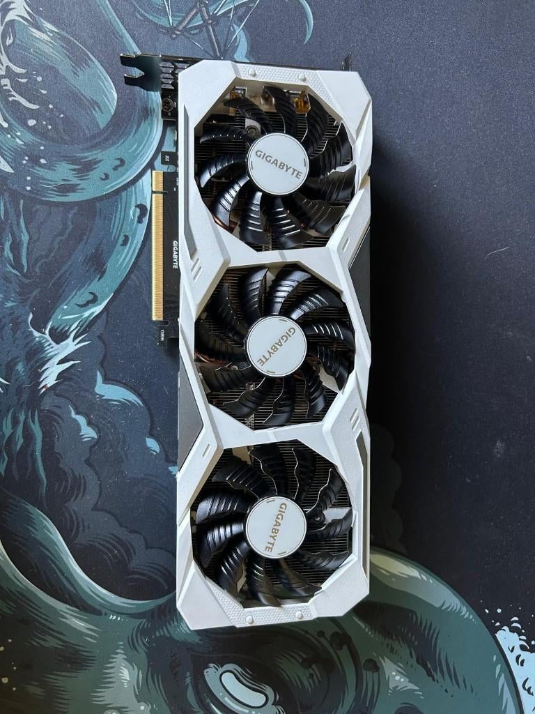 Gigabyte RTX 2070 super, Ophalen, PCI-Express 3, GDDR6, Zo goed als nieuw