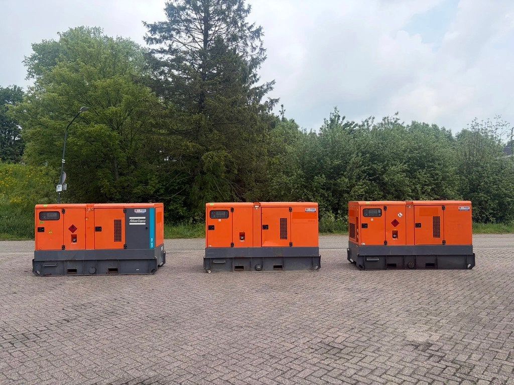 Atlas-Copco QAS 100 kVA Perkins aggregaat generatorset melkr
