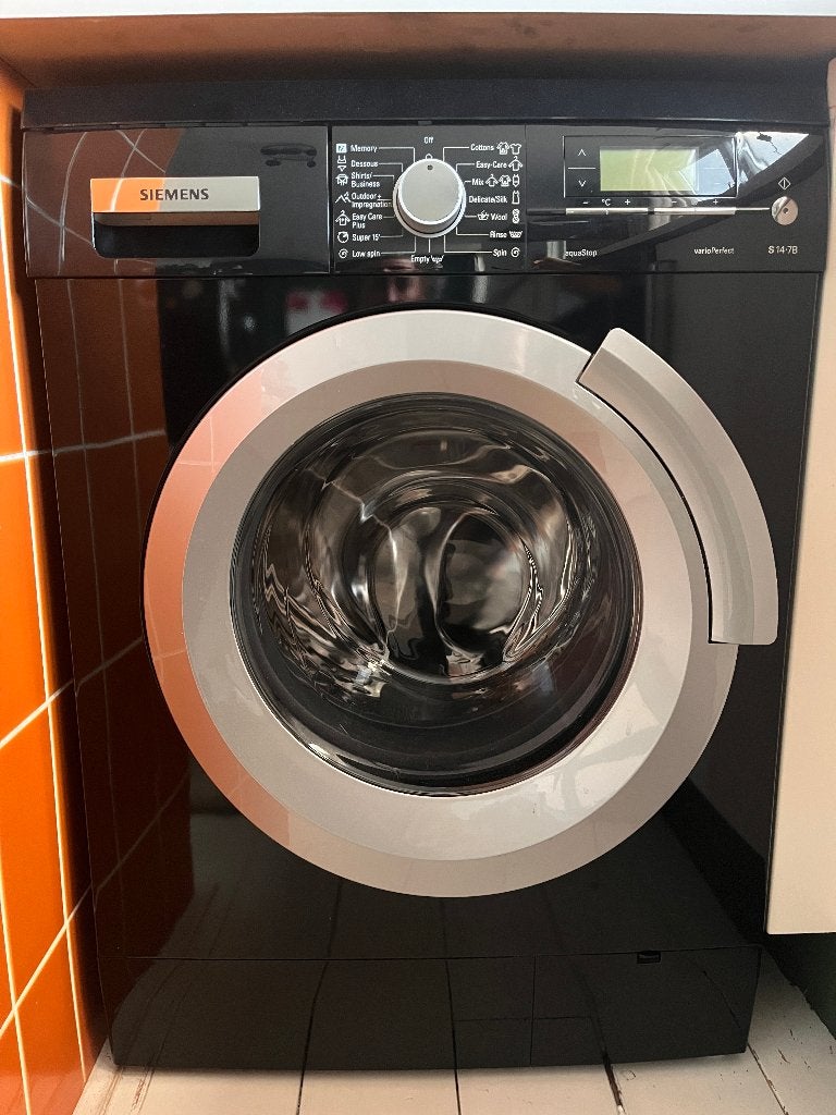 Siemens VarioPerfect S14-7B Wasmachine, Ophalen, Zo goed als nieuw, Voorlader, Kort programma