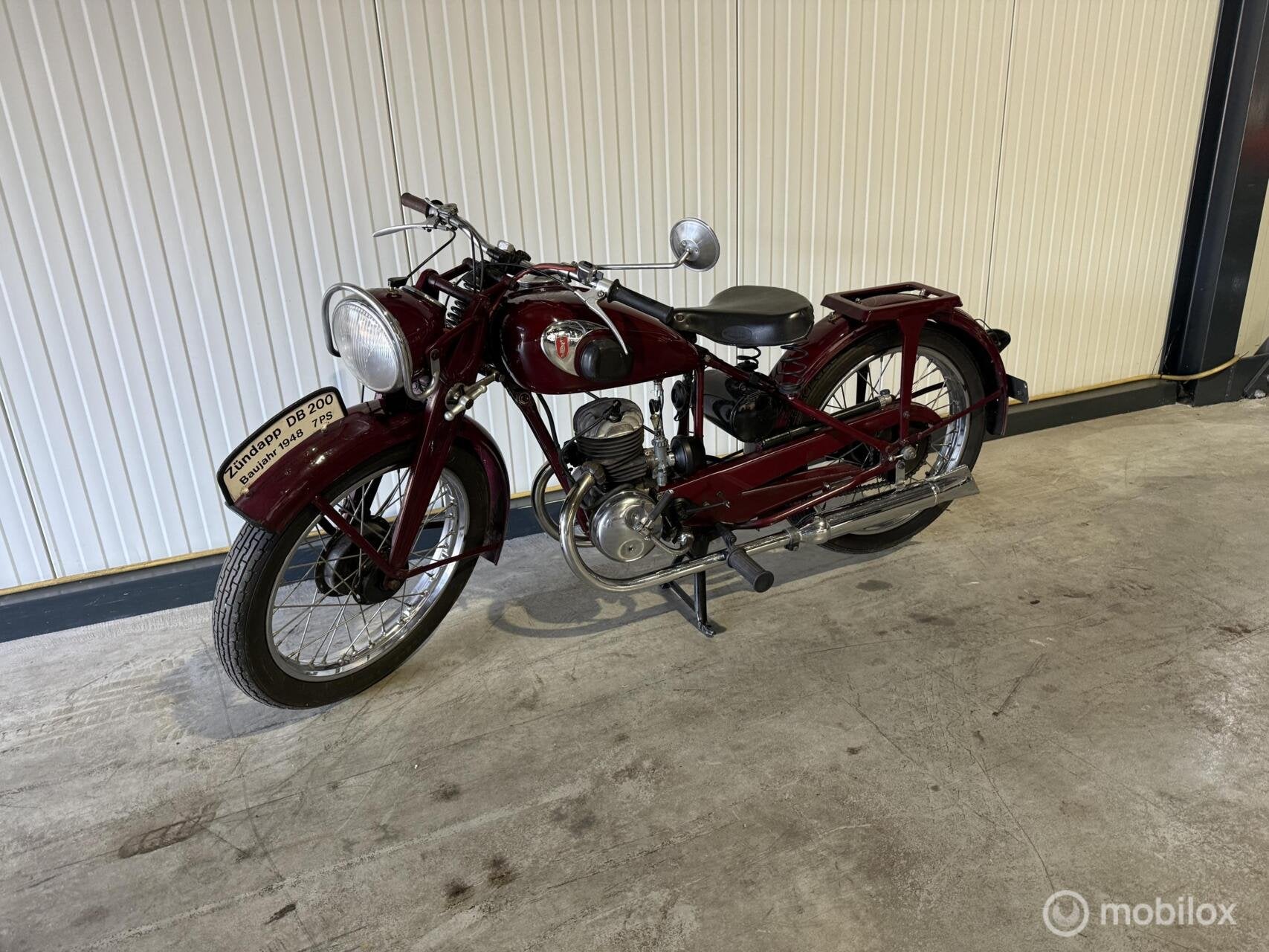 Zündapp DB 200 oldtimer zeer uniek, Motoren, Bedrijf, Toermotor, Zündapp