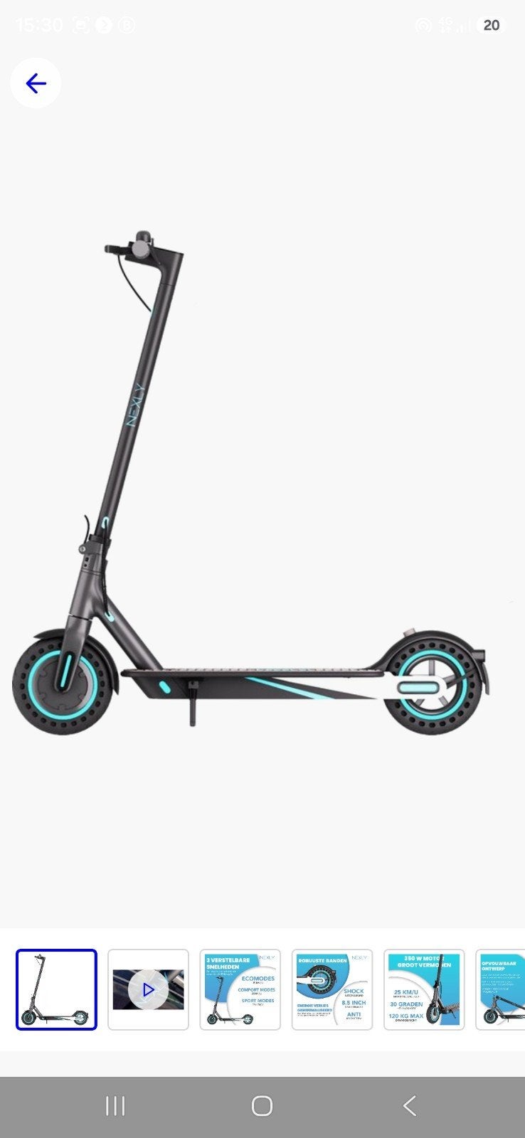 Nexly S2 Elektrische Step - Ongeopend!, Ophalen, Basicweg 15M, Amersfoort,, NEXLY, Nieuw