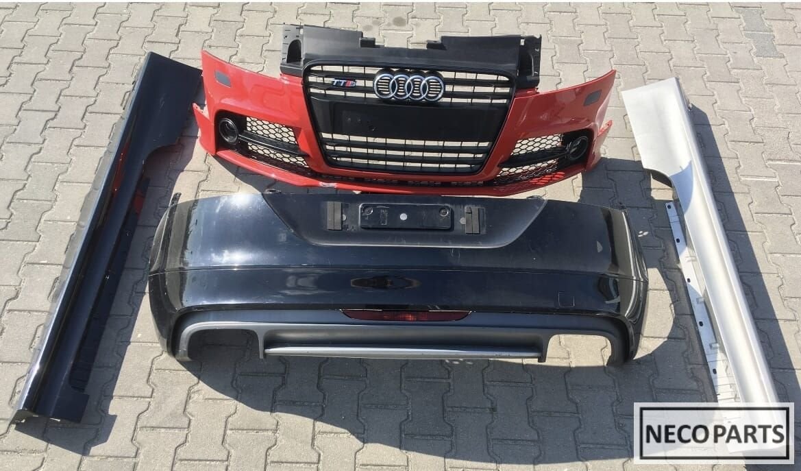BUMPER AUDI TT TTS 8J S LINE PAKKET ALLES LEVERBAAR !!, Gebruikt, -, Achter, -