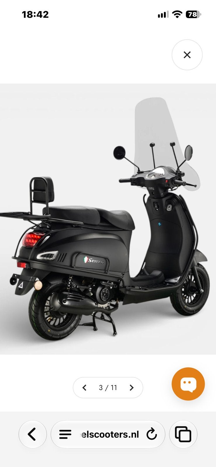Riva 4 takt scooter (btc) loop of sloop!, Ophalen, Gebruikt, Overige typen, Overige merken