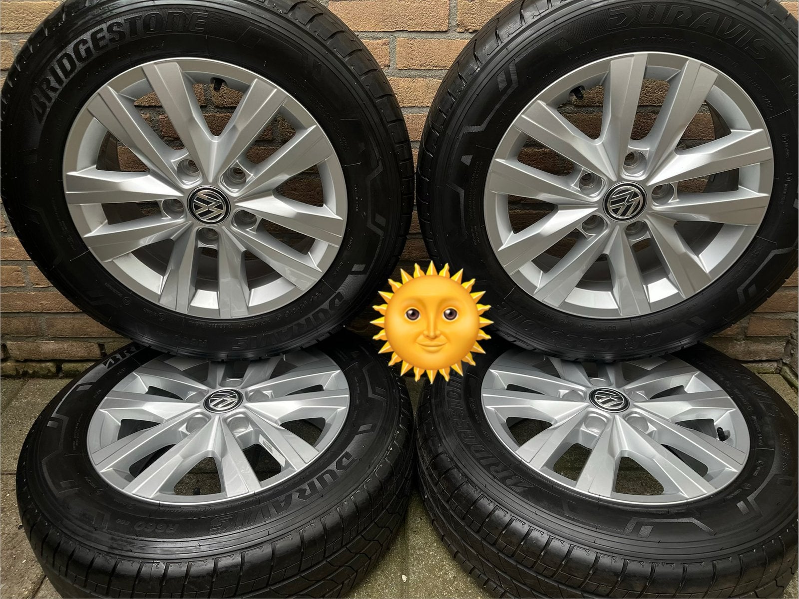 NIEUWE 16”orig. Vw transporter T6.1 T6 T5 Bridgestone  zomer, Bestelwagen, 16 inch, Banden en Velgen, Nieuw