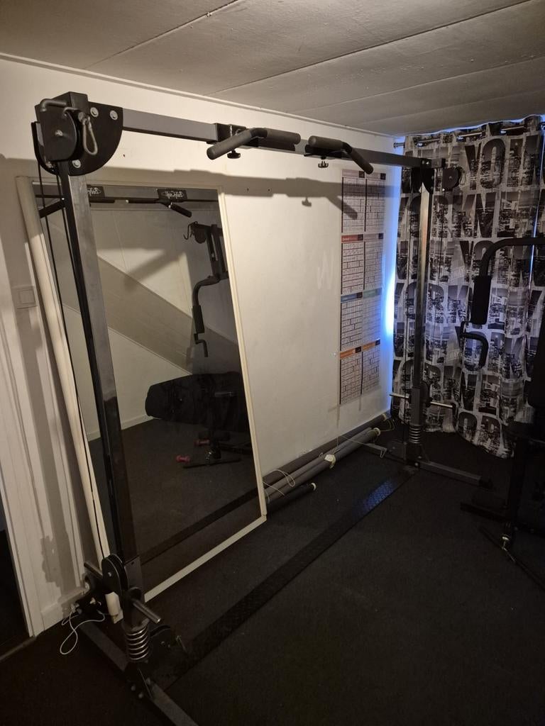 Kabelstation / Cable Crossover voor thuisfitness, Ophalen, Benen, Gebruikt, Krachtstation