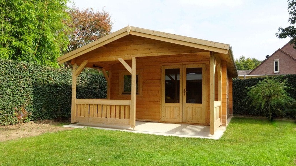 NIEUW Blokhut chalet 50mm: 4x4+3, Verzenden, Nieuw