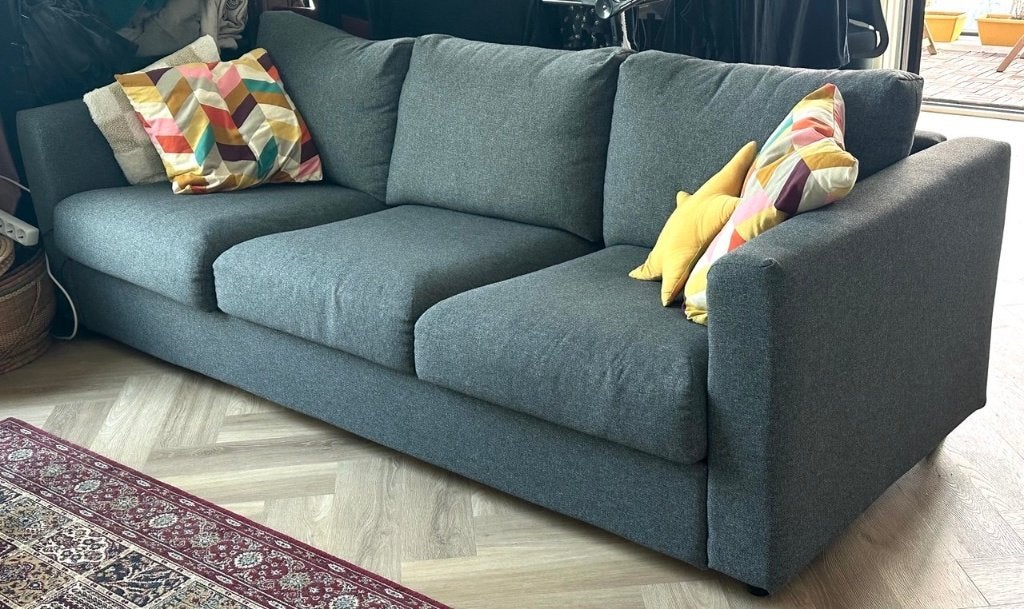3-zits IKEA VIMLE bank (zo goed als nieuw), Huis en Inrichting, Ophalen, Driepersoons, 75 tot 100 cm, Zo goed als nieuw