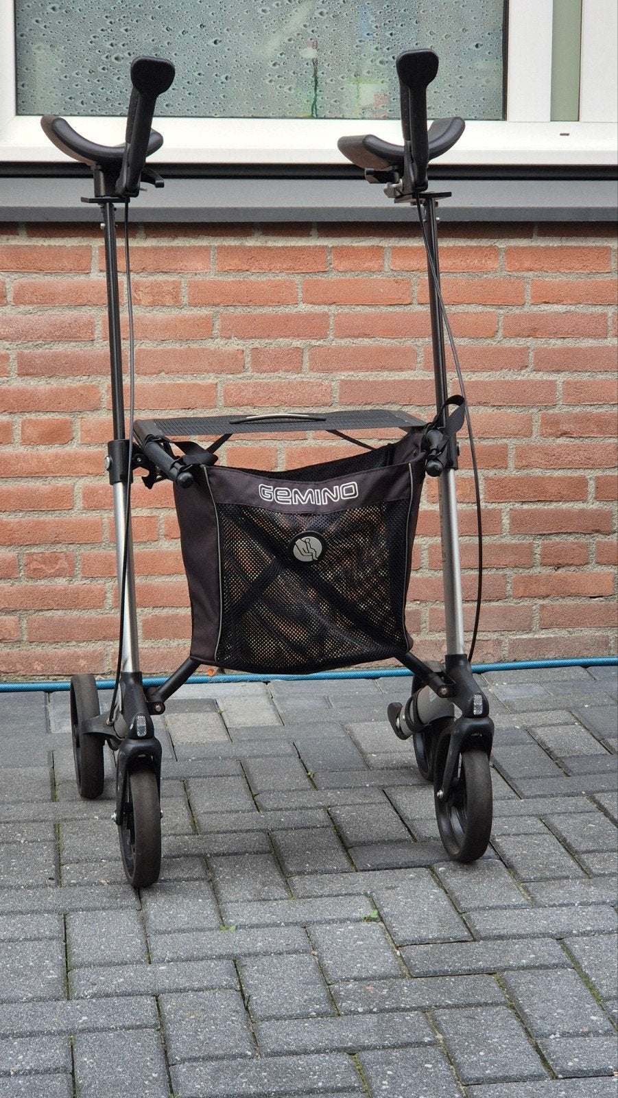Rollator Gemini 30 Met armschalen 150 tot 200 cm, Ophalen, Lichtgewicht, Zo goed als nieuw