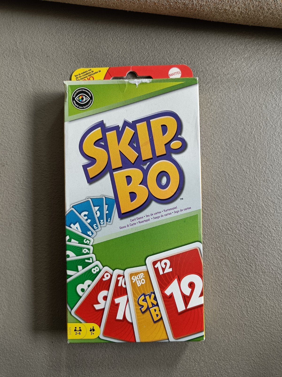Skip-Bo Kaartspel - Strategisch en Leuk voor Iedereen, Een of twee spelers, Ophalen of Verzenden, Zo goed als nieuw, Mattel