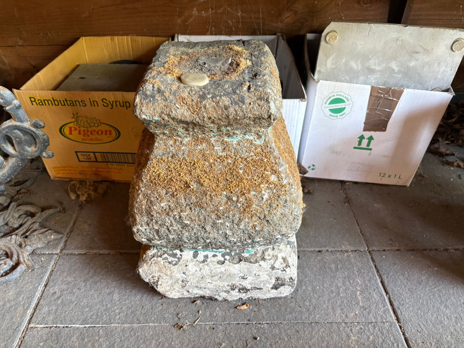 Stenen poer, Ophalen, Zo goed als nieuw, 50 tot 100 cm