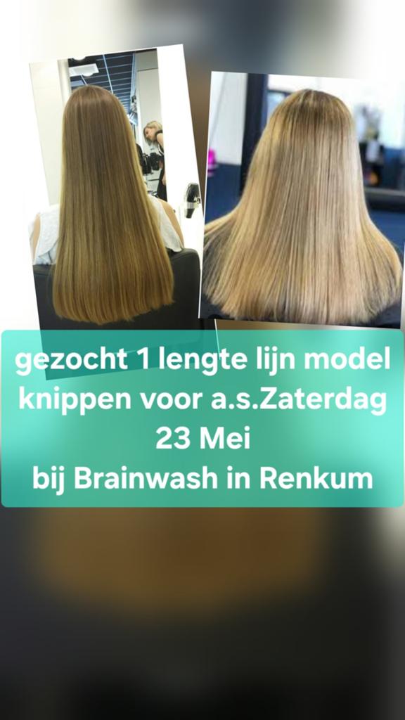 1 lengte lijn kappersmodel Brainwash in Renkum, Vacatures, Vacatures | Modellen