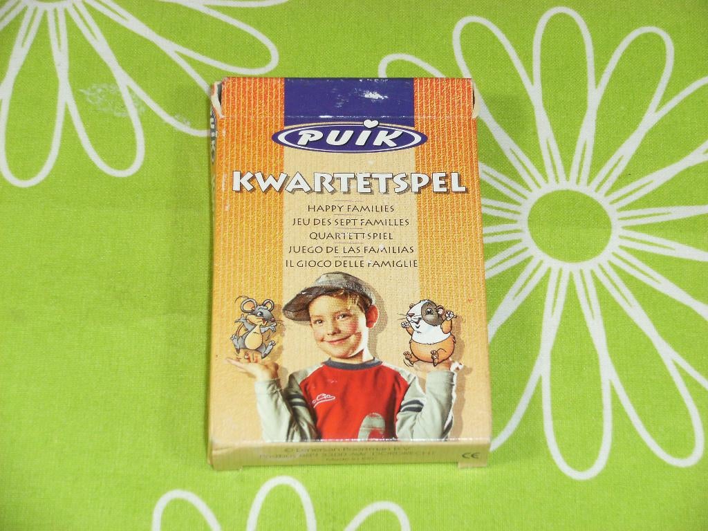 Puik de beste maatjes kwartet spel, Ophalen of Verzenden, Zo goed als nieuw, Kwartet(ten)