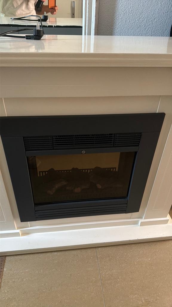 Elektrisch haard, Huis en Inrichting, Haarden, Ophalen, Zo goed als nieuw, Vrijstaande haard, Elektrische haard