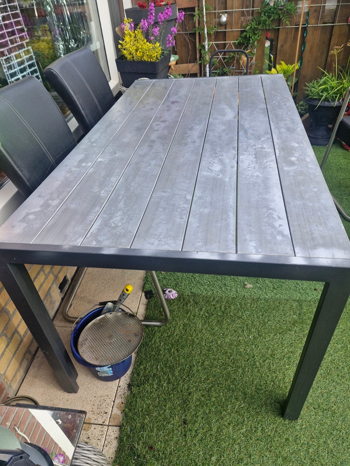 Mooie tuintafel L160 x B90 x H78, Tuin en Terras, Tuintafels, Ophalen