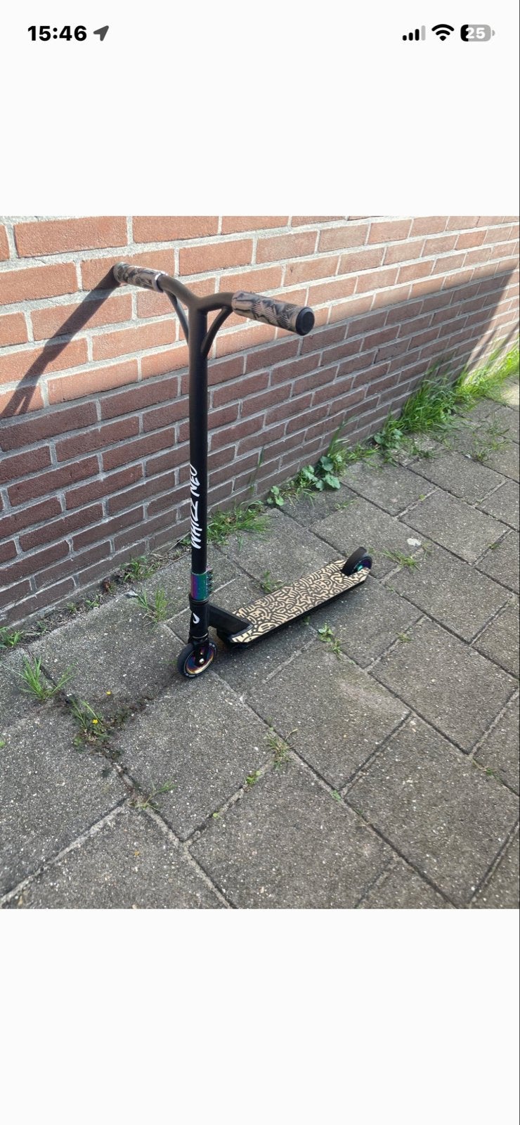 Stuntstep met uniek design, Fietsen en Brommers, Ophalen of Verzenden, Gebruikt, Gewone step