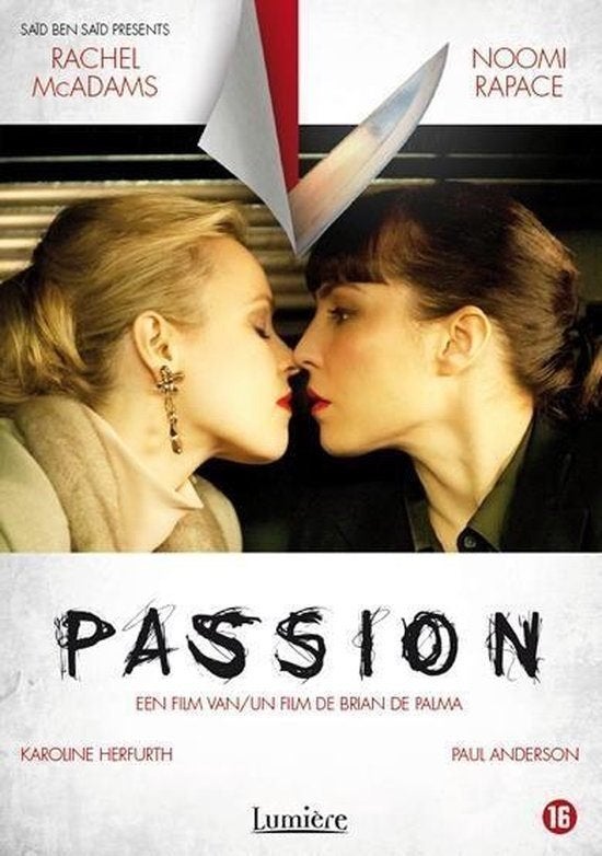 Passion (2012) DVD - Brian De Palma / Rachel McAdams, Vanaf 16 jaar, Ophalen of Verzenden, Zo goed als nieuw, Overige gebieden